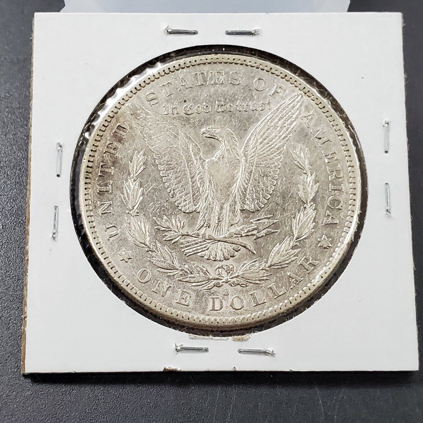 1884 S Morgan Silver Eagle Dollar Coin AU Details cleaned Semi Key Date #2