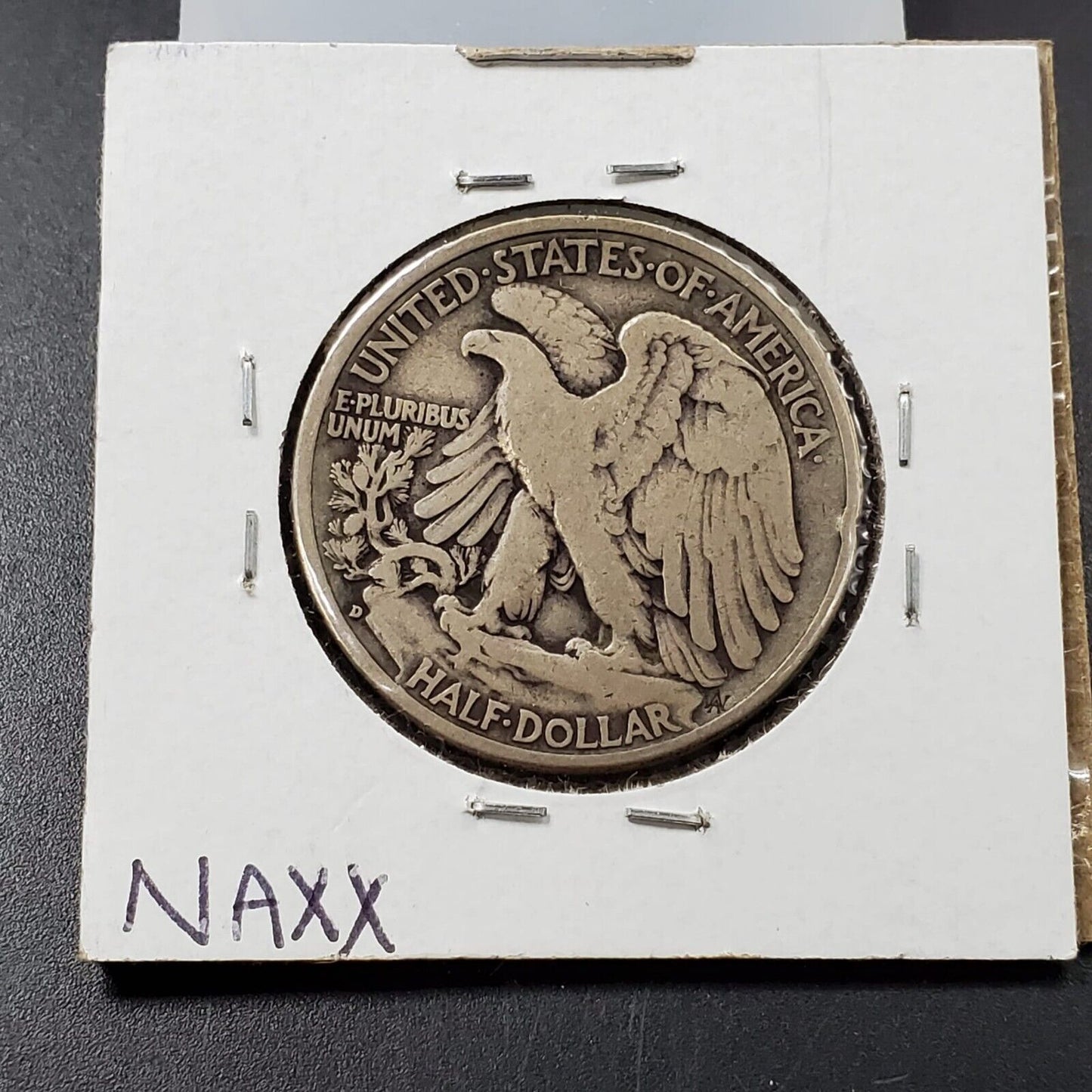 1938 D Walking Liberty Silver Half Dollar Coin VF Very Fine Circ Key Date