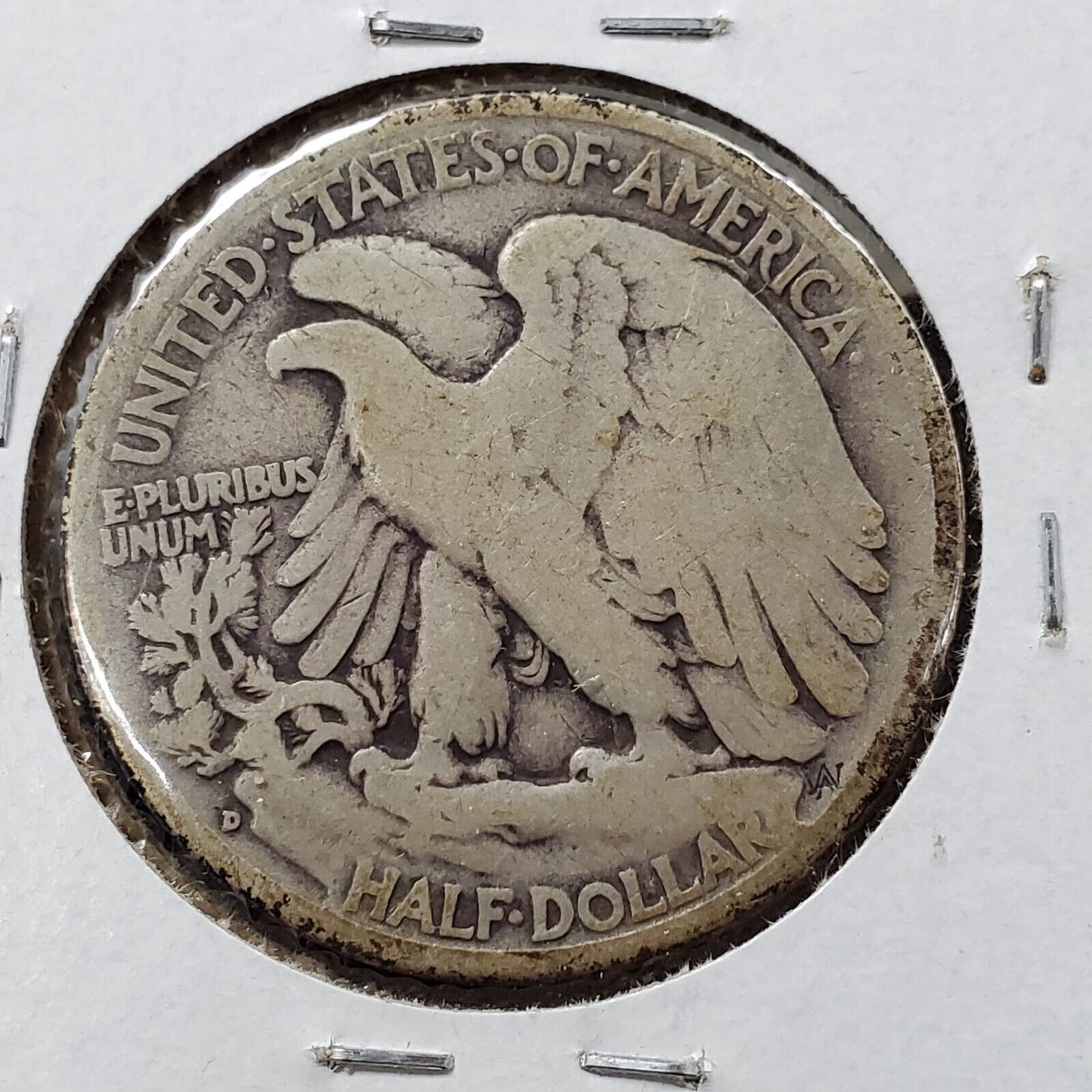 1935 D Walking Liberty Silver Half Dollar Coin Choice VG Very Good