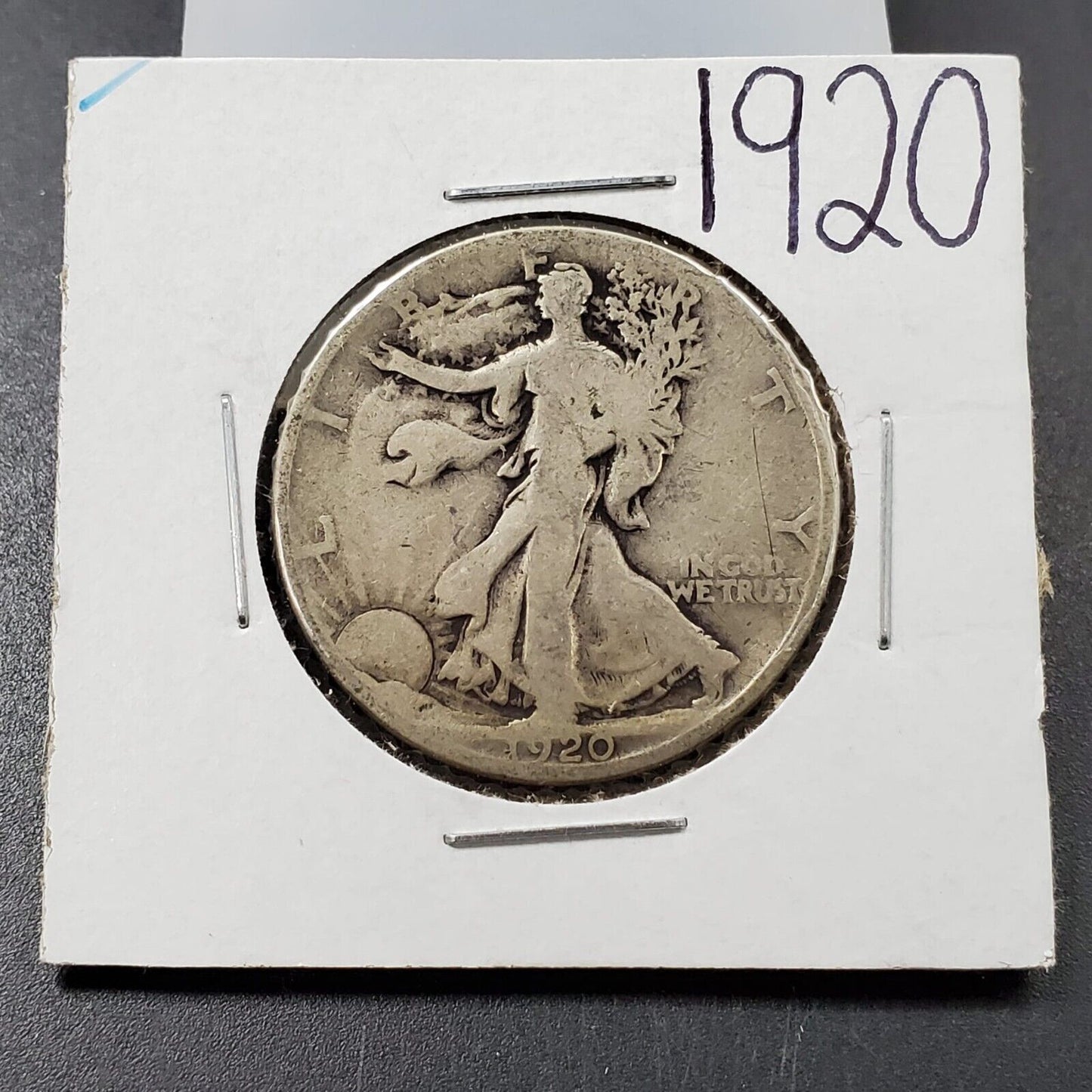 1920 P Walking Liberty Silver Eagle Half Dollar Coin Choice AG / Good Full Date