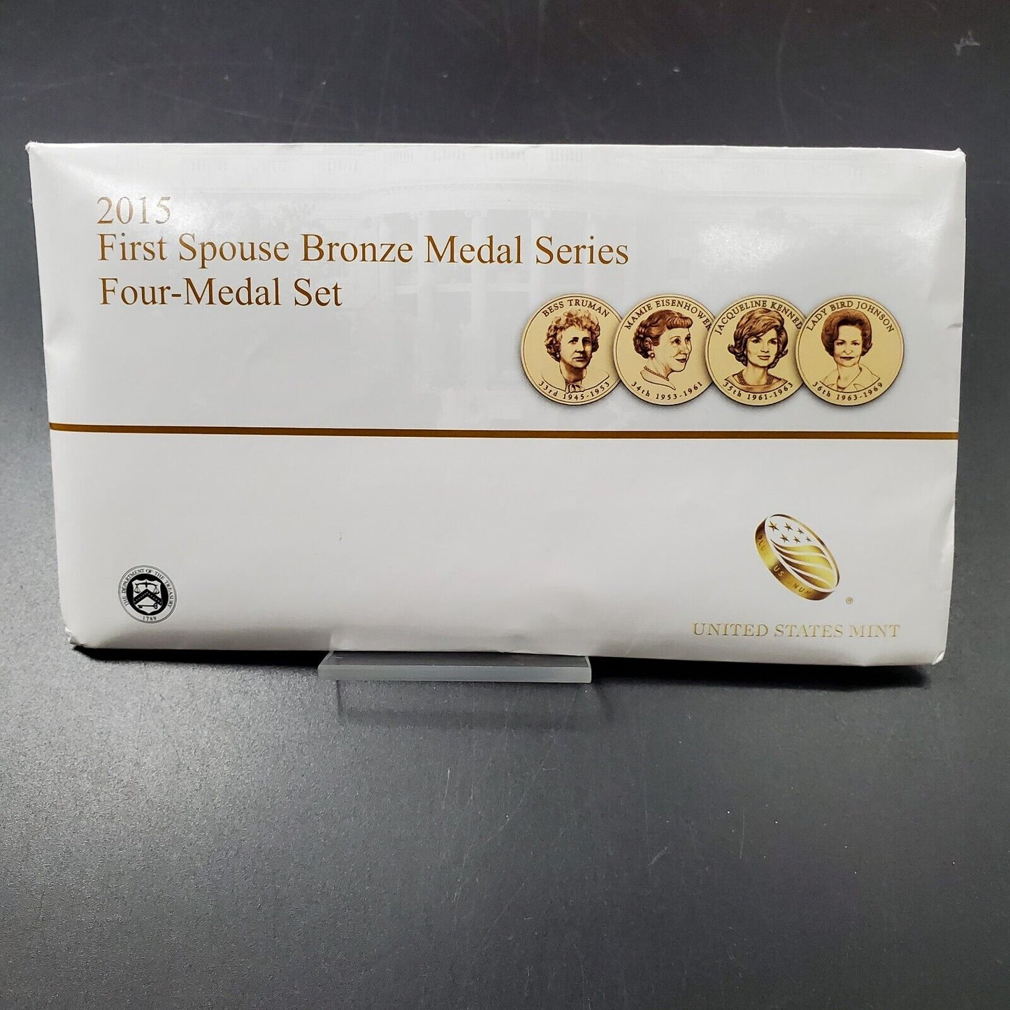 2015 First Spouse 4 Bronze Medal Metal Set US Mint OGP COA
