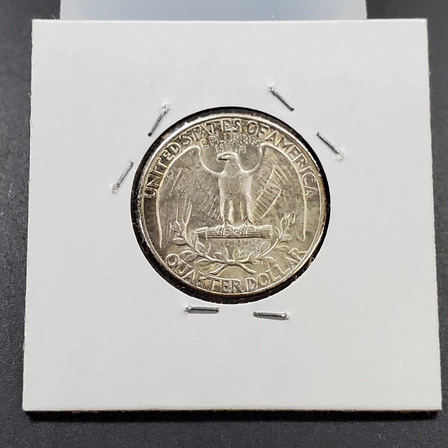 1934 P Washington Silver Quarter Coin Light Motto FS-401 AU About UNC Toned