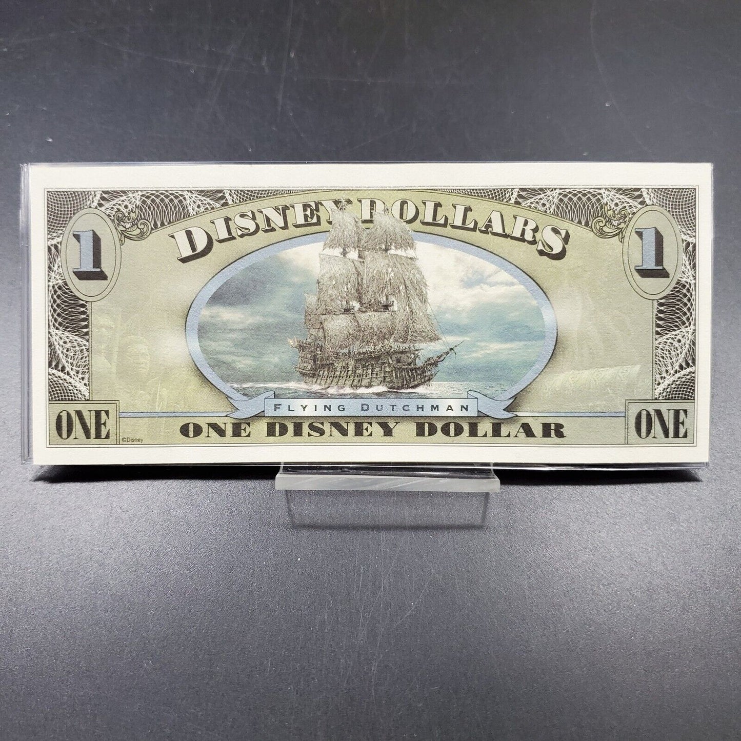 Disney 1 Dollar 2007 Series F Pirates of the Caribbean Dead Man Chest CH UNC
