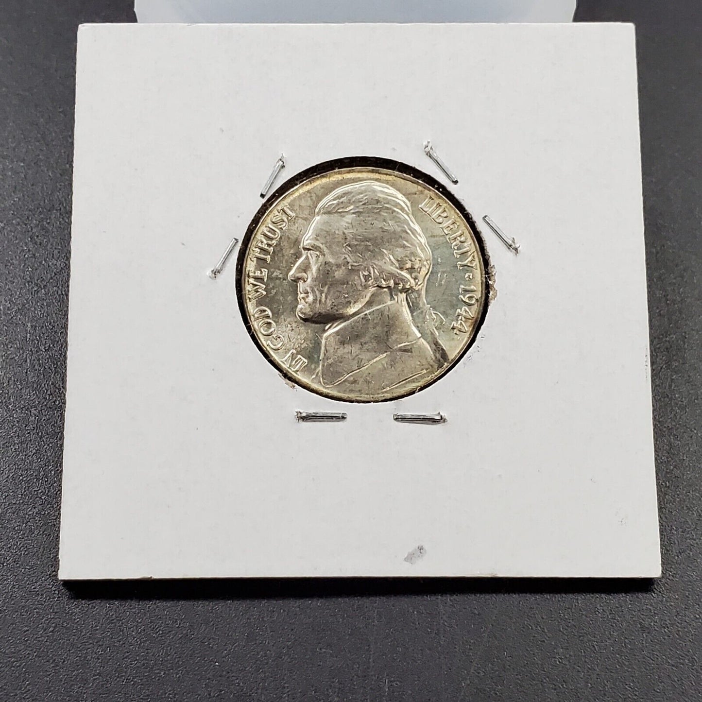 1944 P Jefferson War Nickel Variety RPM Repunched Mint Mark P/P BU UNC