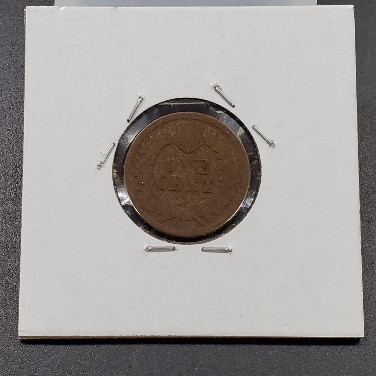 1865 Indian Head Cent Penny Coin Repunched Date FS-303 Variety AG About Good