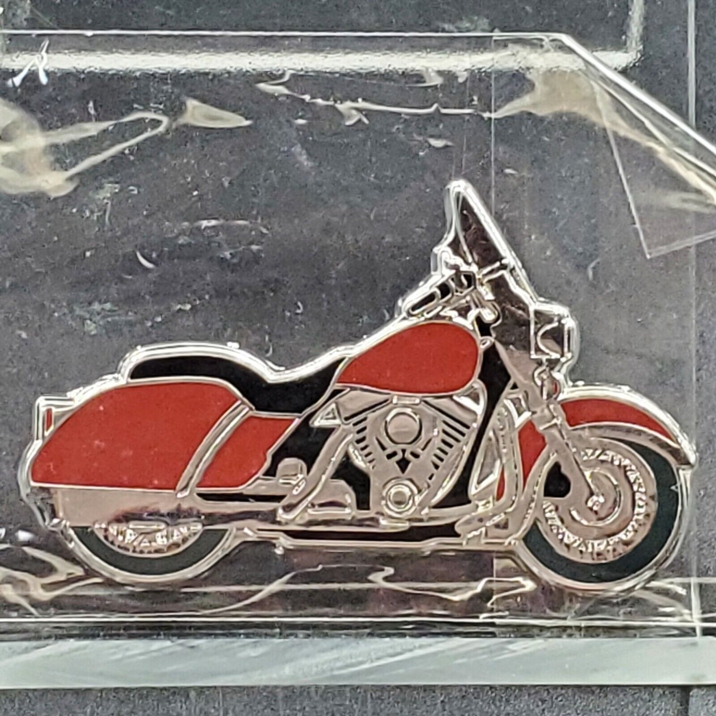 2007 SOMALIA REPUBLIC Harley Davidson $1 Red Rover Motorcycle Coin