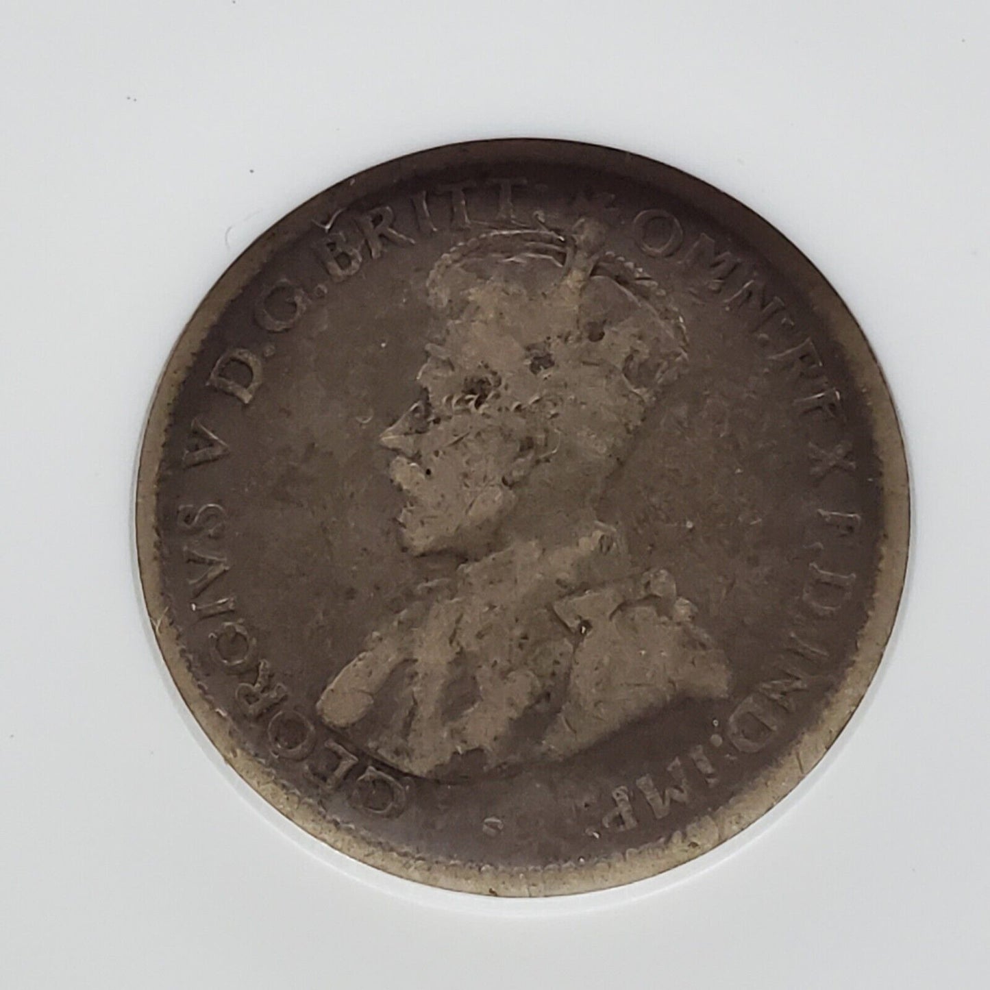 1918 M Australia Silver 6 Pence Coin key date ANACS CERTIFIED VG8