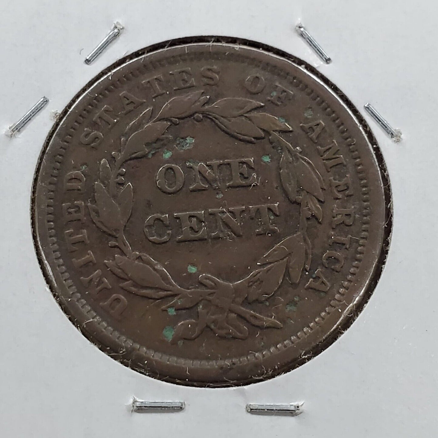 1843 Braided Liberty Petite Head Large Cent Choice VF Very Fine Small Letters