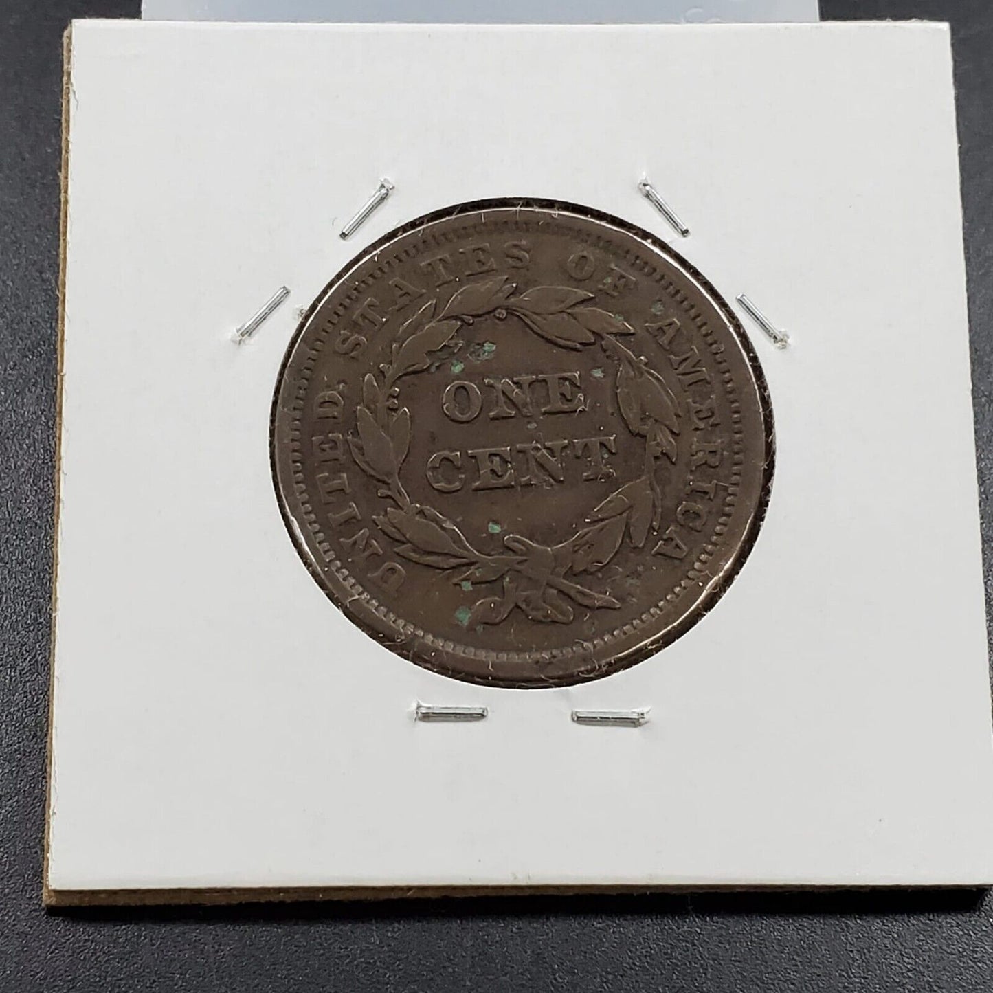 1843 Braided Liberty Petite Head Large Cent Choice VF Very Fine Small Letters