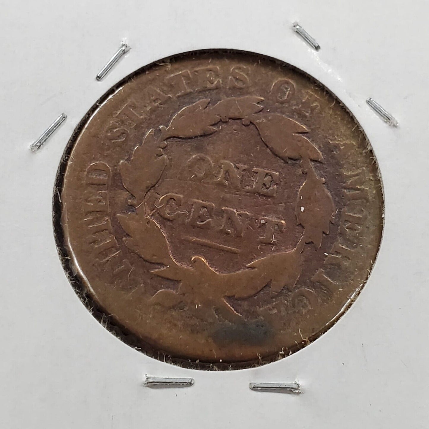 1834 Classic Liberty Head Large Cent 1c Large Stars Medium Letters Variety CULL