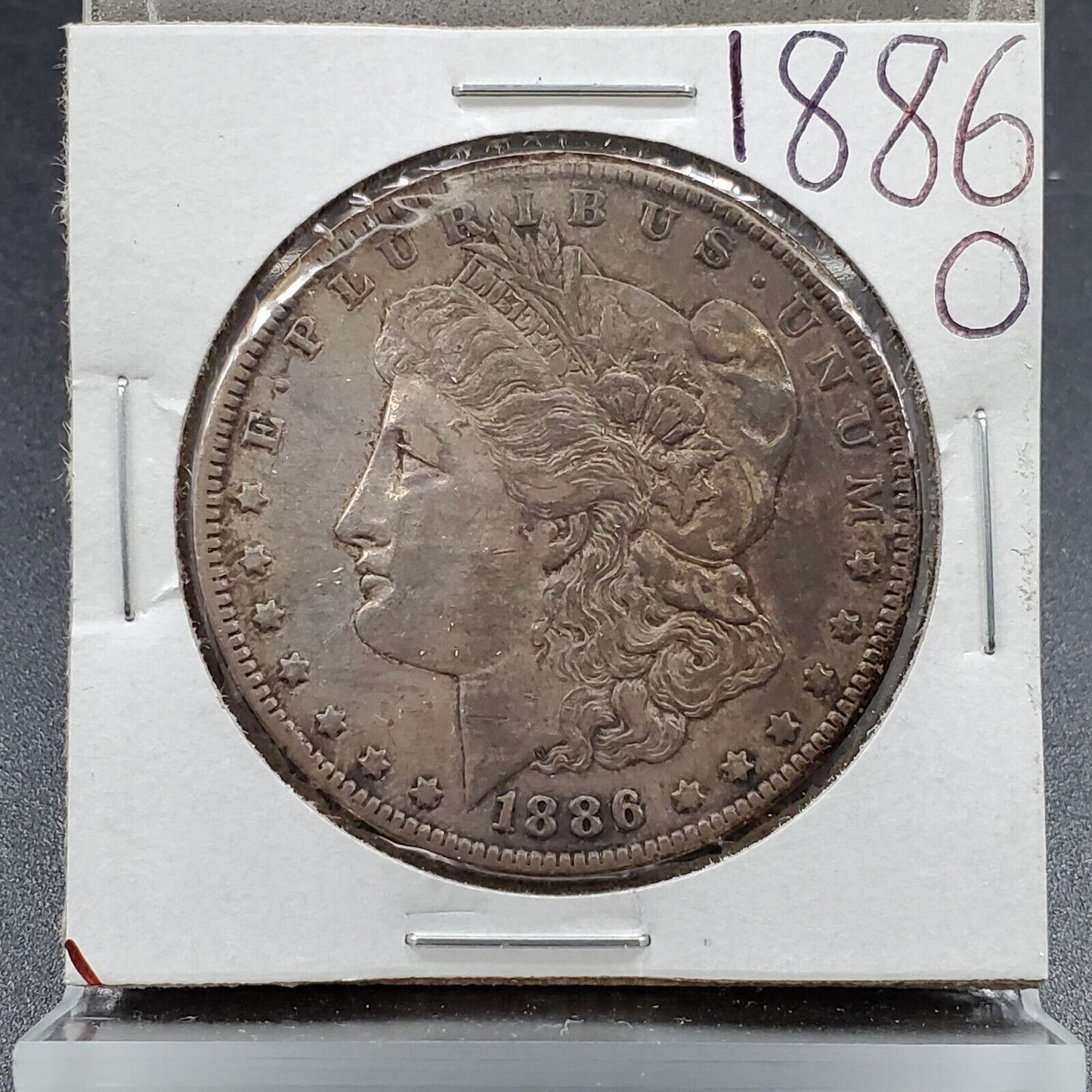 1886 O Morgan Silver Eagle Dollar Coin XF EF Extra Fine Circulated