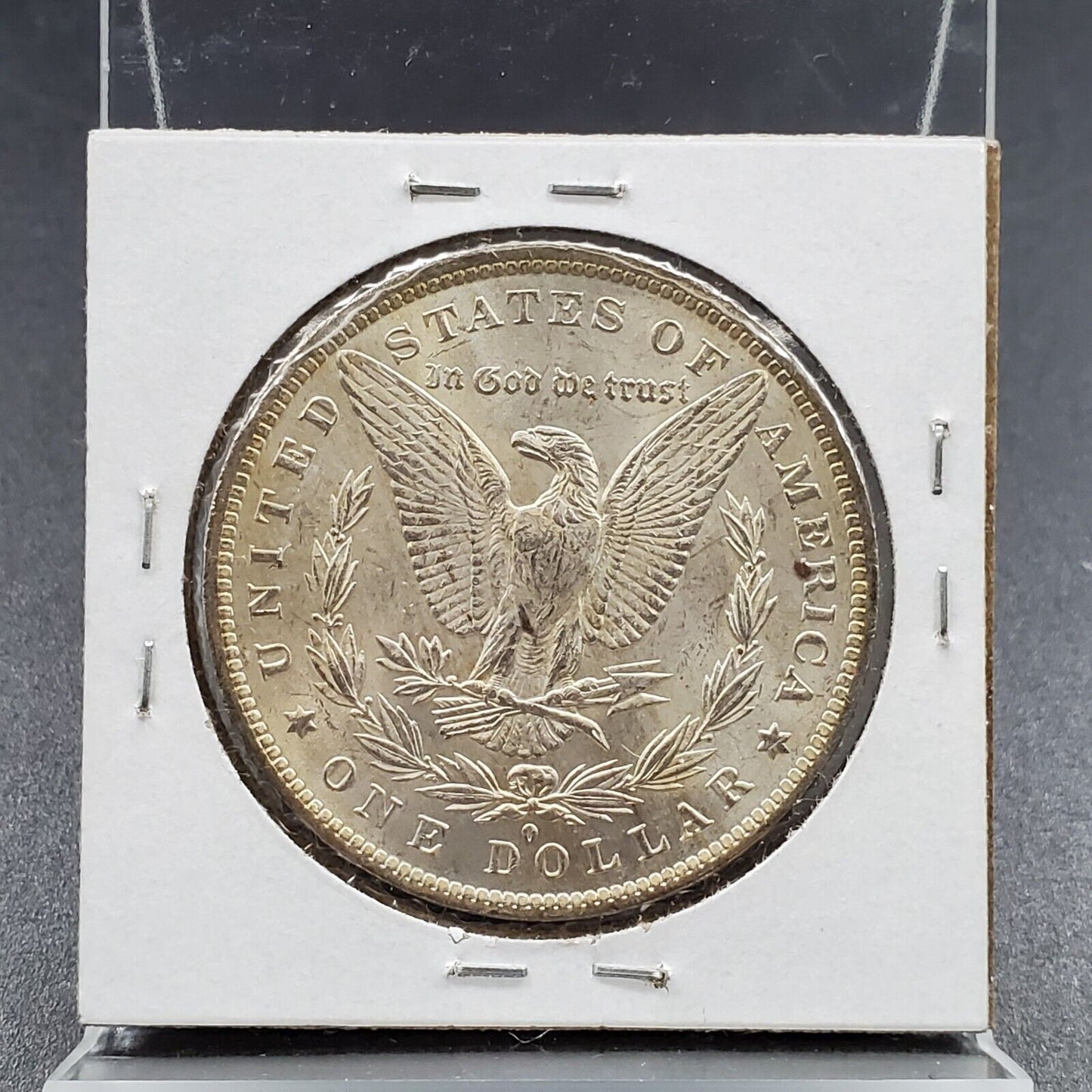 1884 O $1 Morgan Eagle Silver Dollar Coin Choice BU UNC Neat Toning Toner