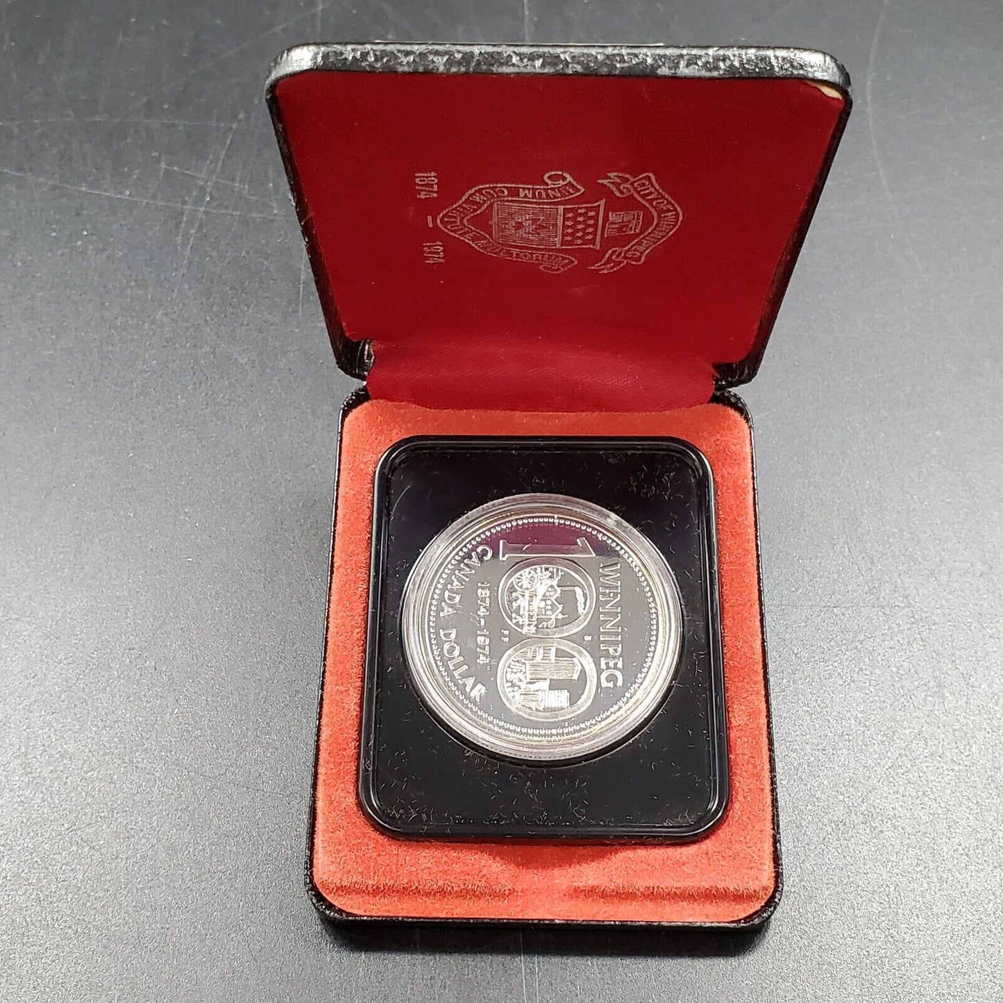 1974 Canada Silver Dollar Winnipeg Centennial 1874-1974