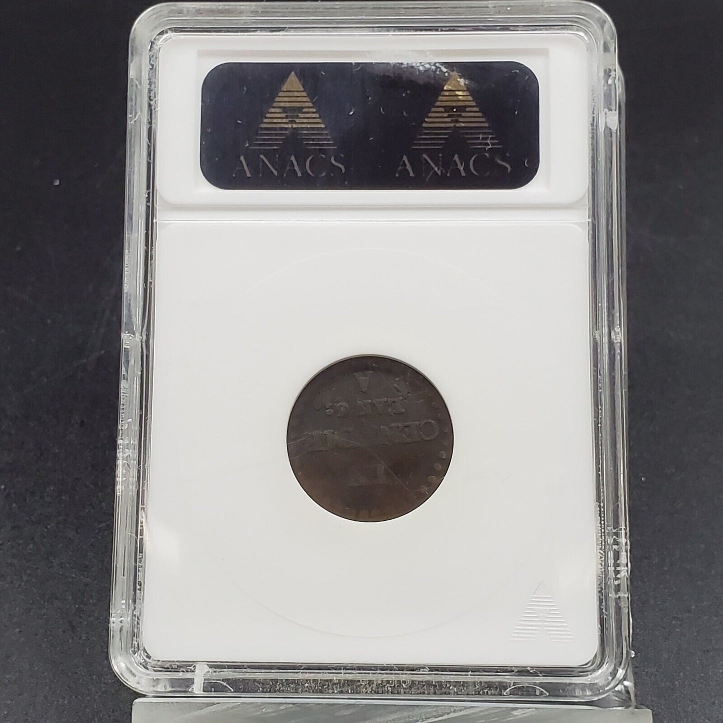 France LAN 6 A (1797-1798) 1 One Centime - Nice Copper Coin