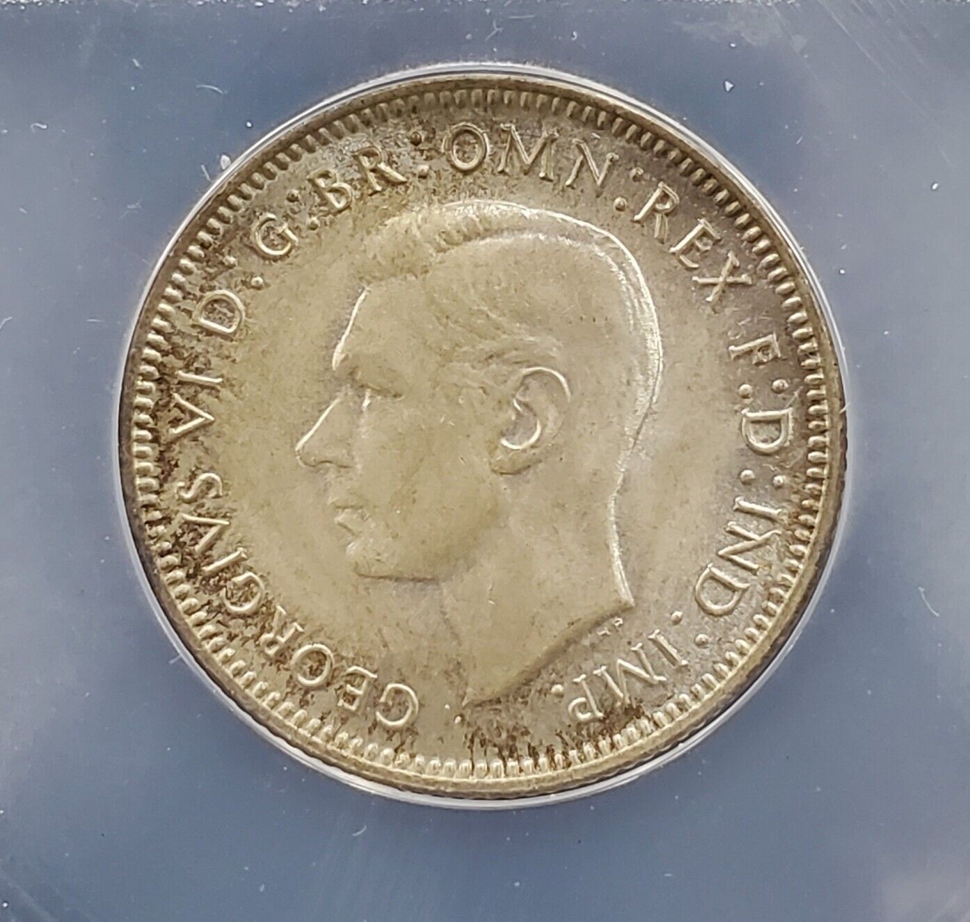 1944-S AUSTRALIA SHILLING 1S ANACS MS65 Gem BU UNC CERTIFIED