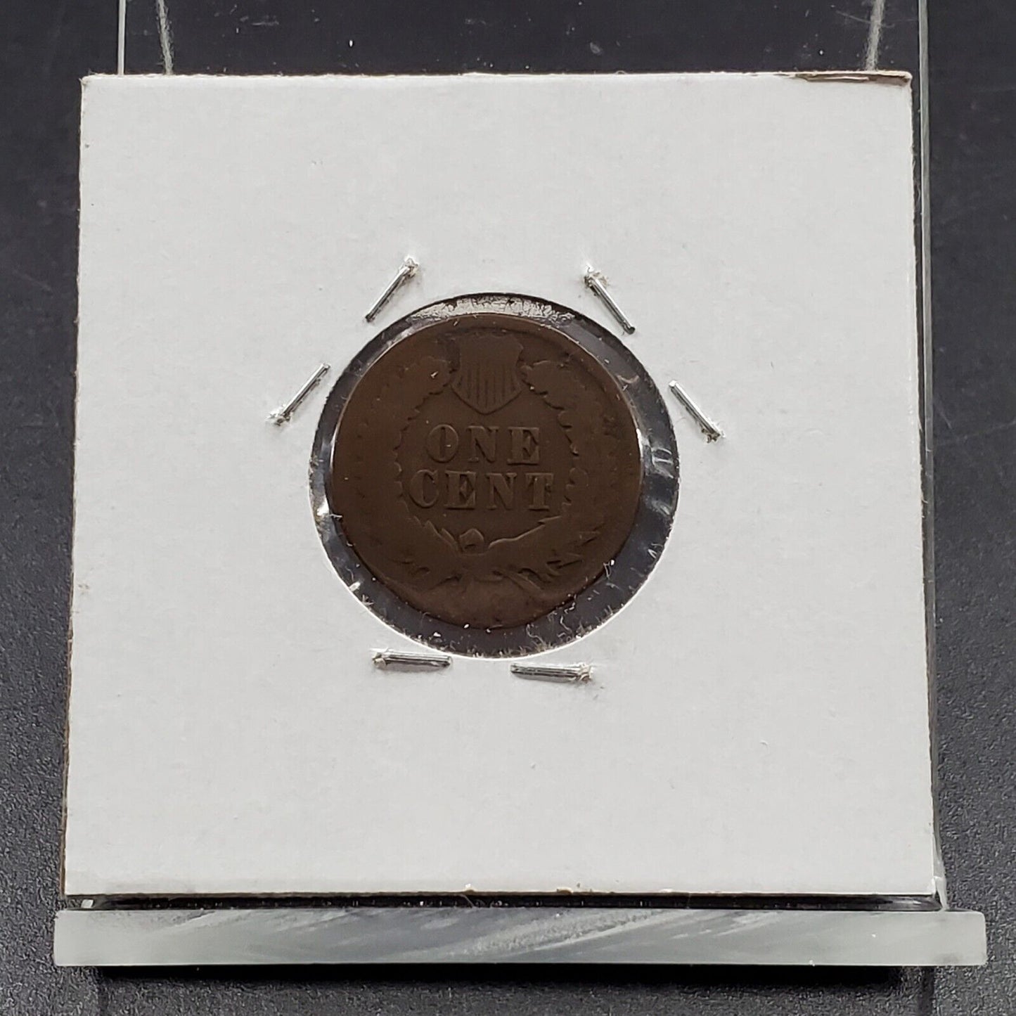 1874 Indian Head Copper Bronze Cent Penny AG About Good Details Key Date