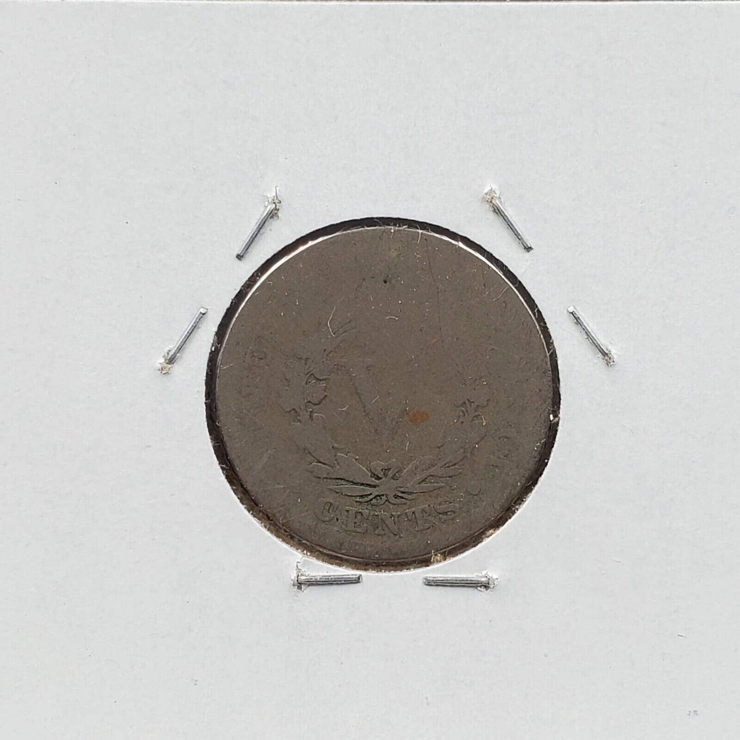 1884 P Liberty Head V Nickel Very Circulated Condition #2