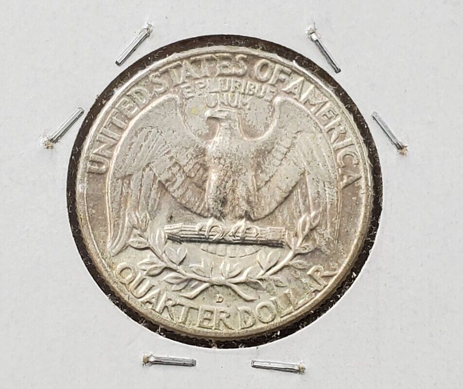 1960 D 25C Washington Quarter Coin BU UNC