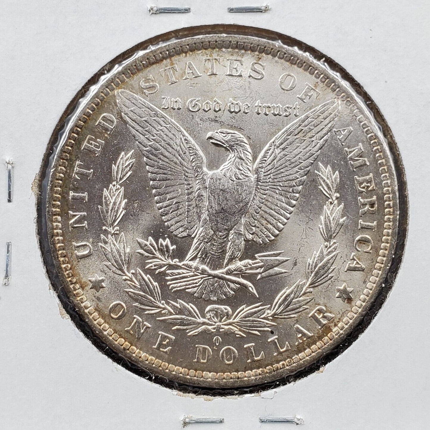 1883 O Morgan Silver Dollar Coin New Orleans AU About UNC Neat Toning Toner