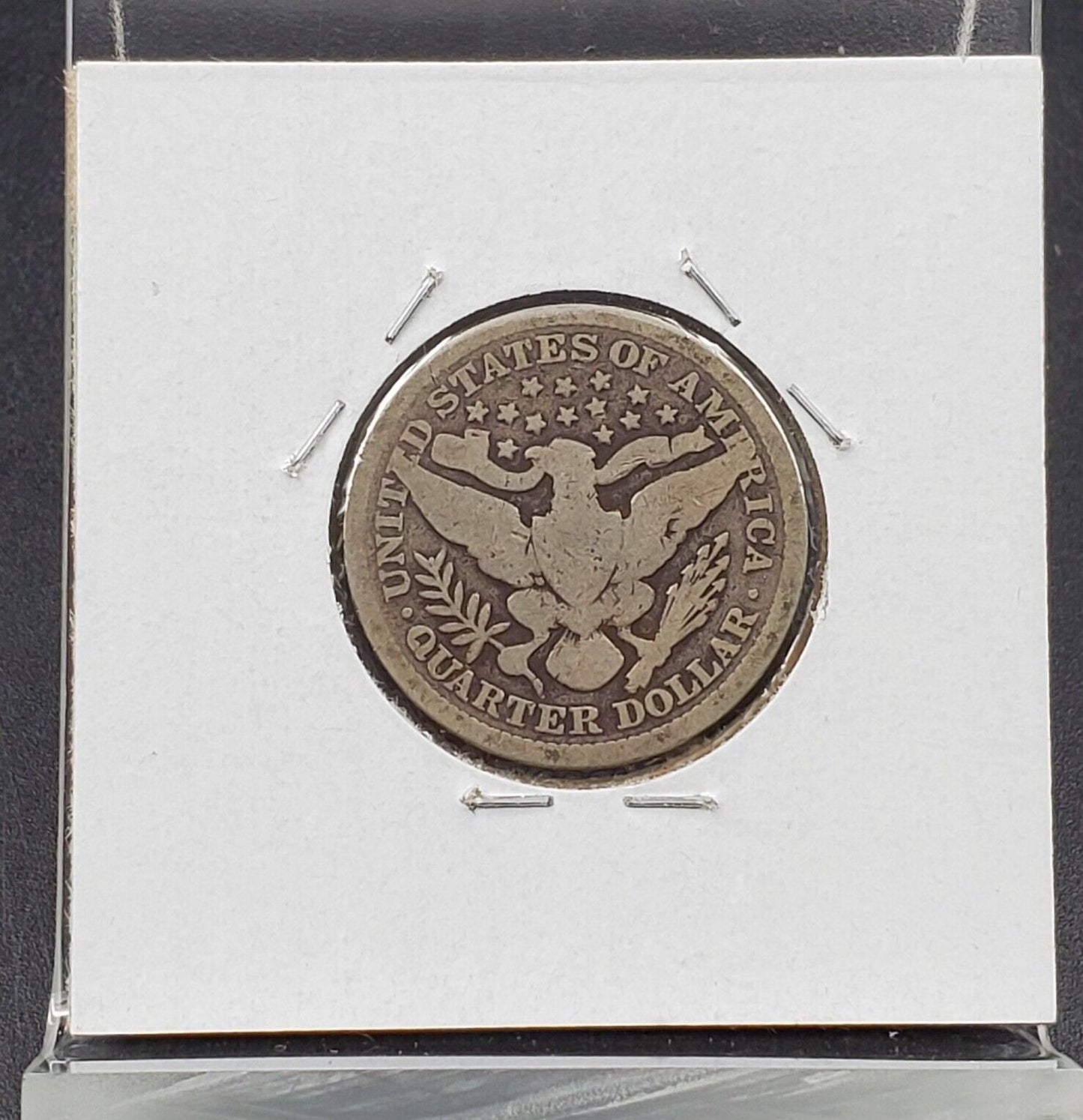1898 P Barber Silver Quarter Coin Coin Choice AG About Good Circ