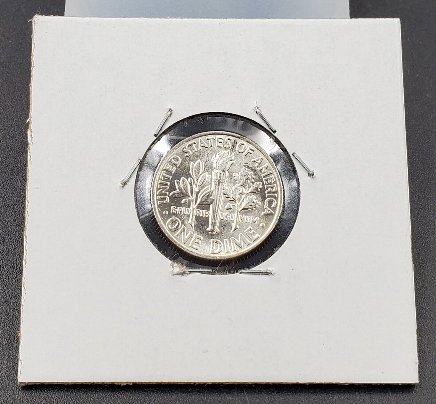 1964 P Roosevelt Silver Dime Die Crack on Forehead Variety CH BU UNC