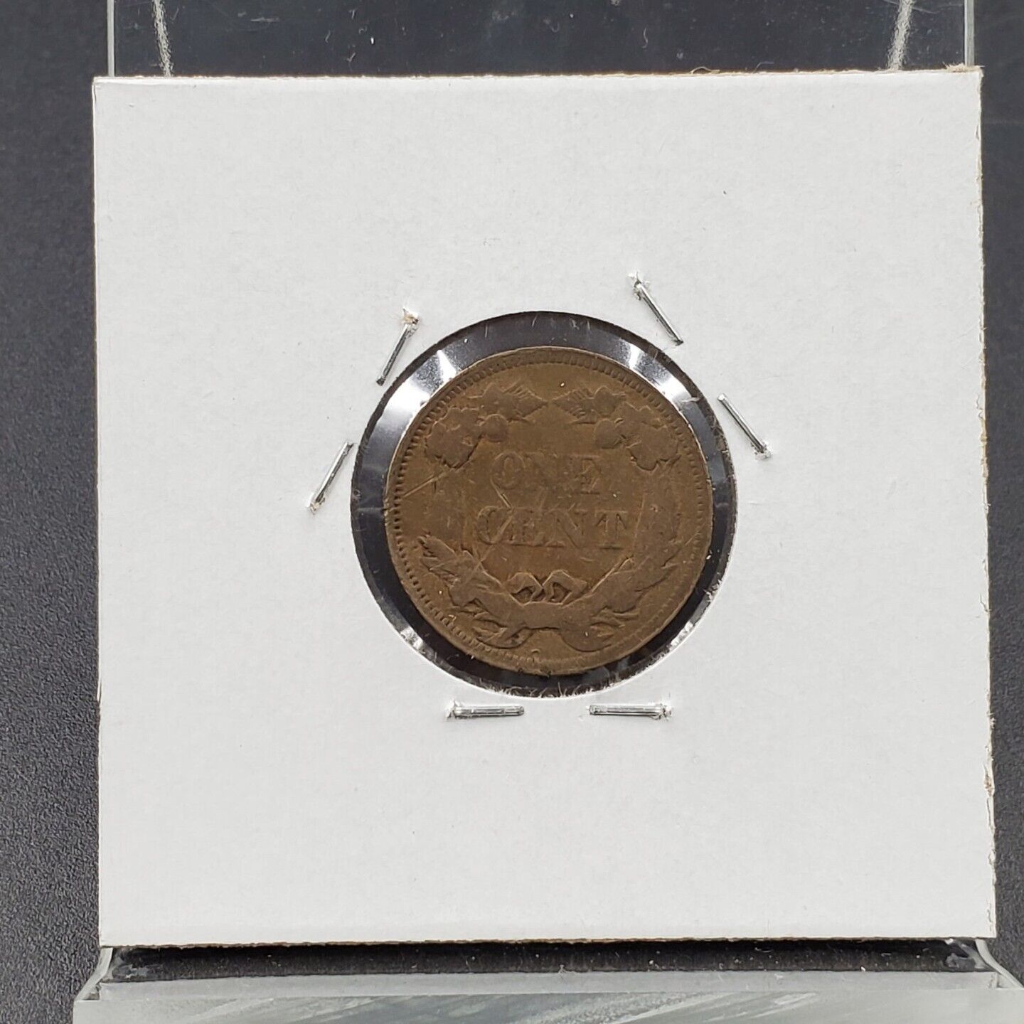 1858 SL Flying Eagle Cent Penny Coin Good details