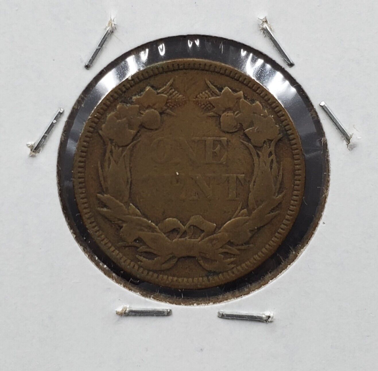 1858 LL Flying Eagle Cent Penny Coin Choice VG Very Good Circ