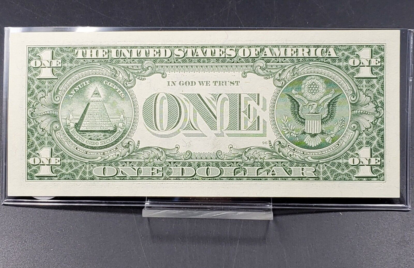 1999 $1 FRN Federal Reserve Note UNCIRCULATED Sextuple Repeat Serial # 777777