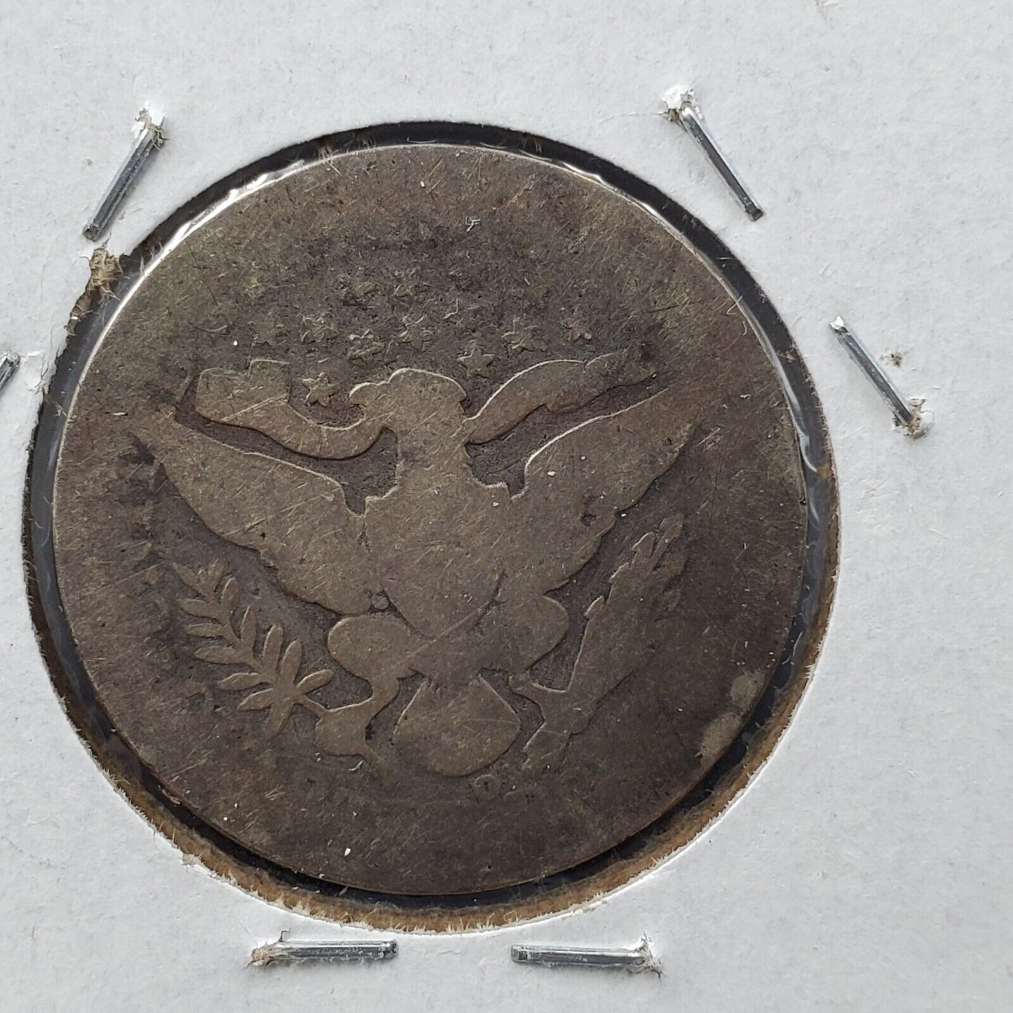 1895 O Barber Silver Eagle Quarter New Orleans Mint AG About Good Circ