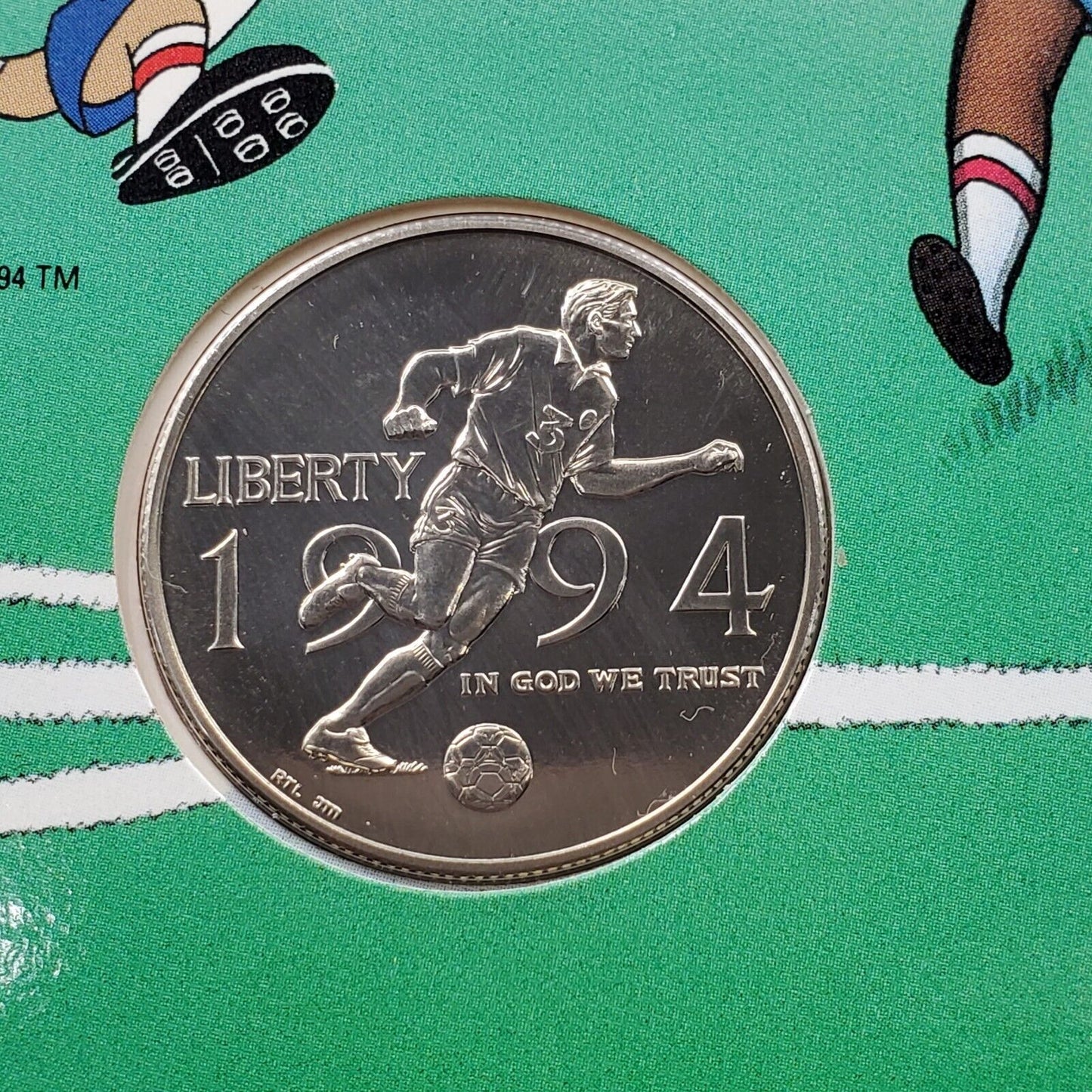 1994 D World Cup USA BU Half Dollar Coin Young Collector's Edition OGP