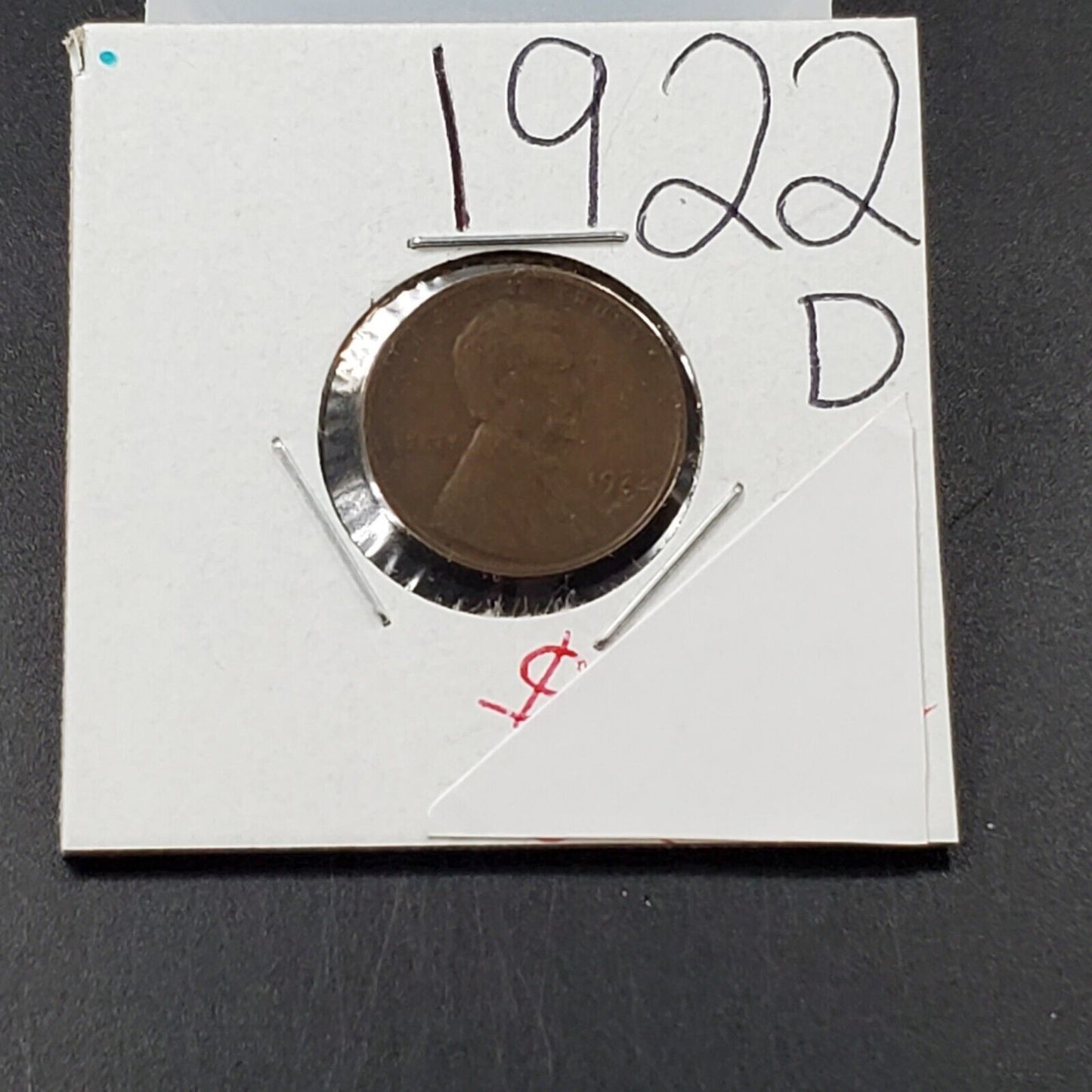 1922 D 1c Lincoln Wheat Cent Penny Coin AG About Good