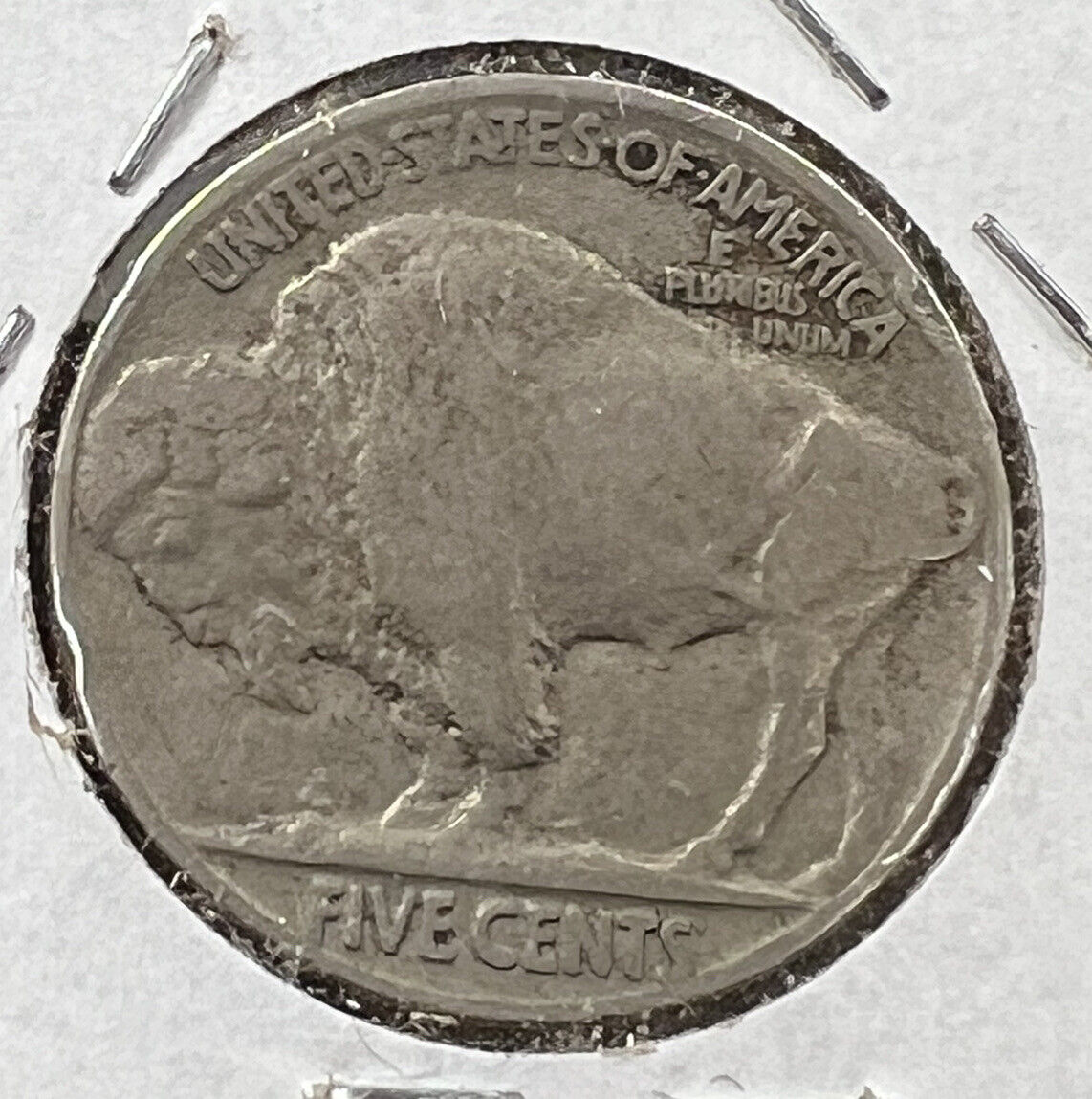 1928 5c Buffalo Indian Head Nickel Coin Choice VG Very Good / Fine