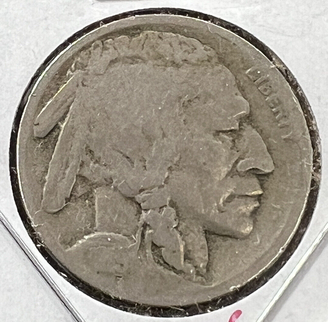1919 D Buffalo Indian Head Nickel Coin Choice Good circulated