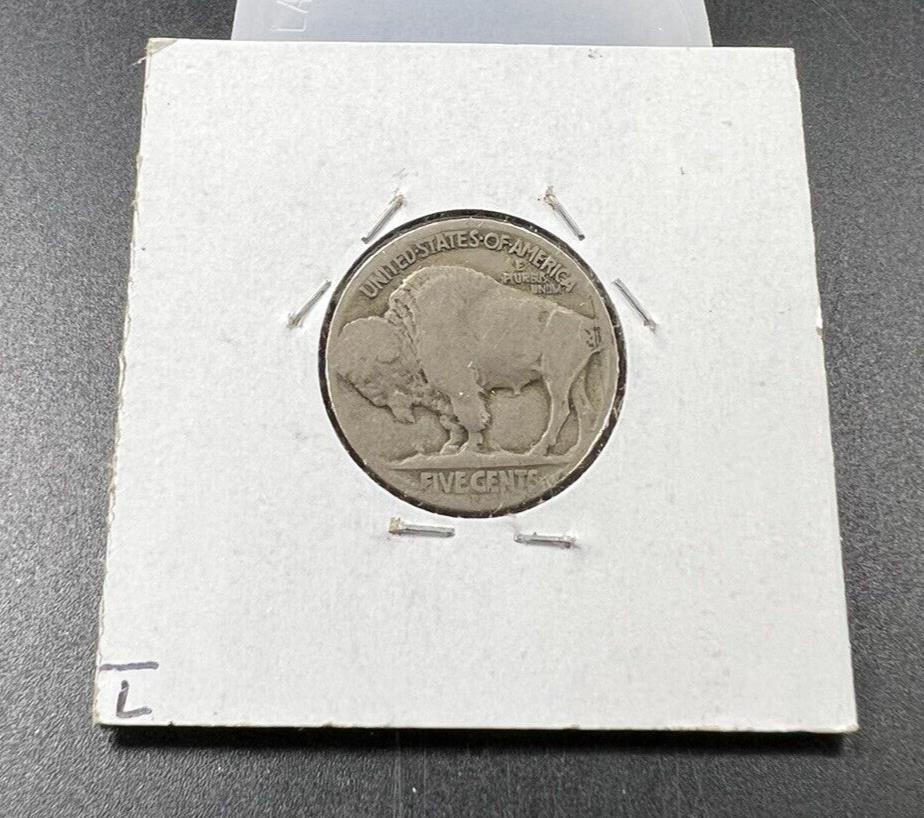 1919 D Buffalo Indian Head Nickel Coin Choice Good circulated