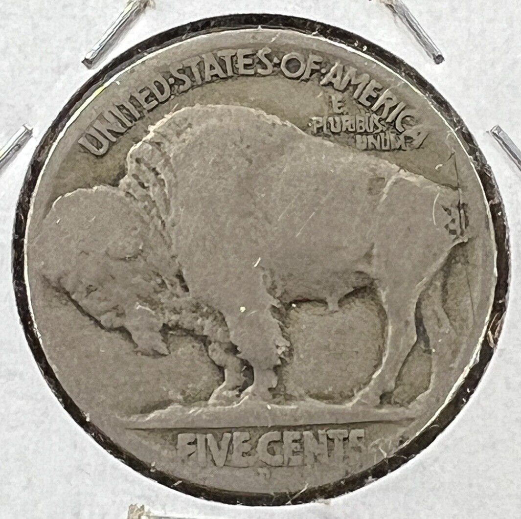1919 D Buffalo Indian Head Nickel Coin Choice Good circulated