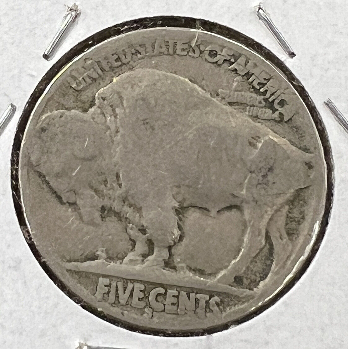 1923 S 5c Buffalo Indian Head Nickel Coin Good Circulated