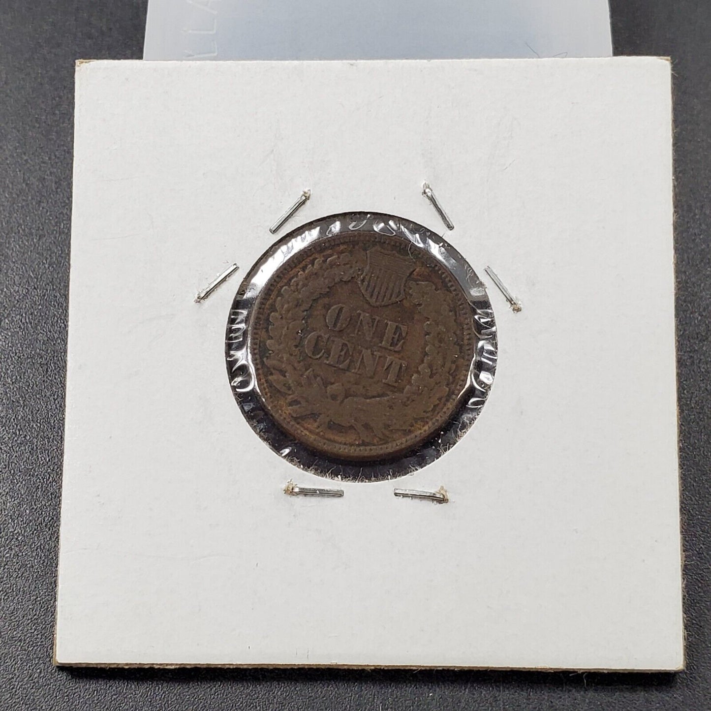 1865 Indian Head Liberty Wheat Cent Penny Coin Fancy 5 VF Details Damaged