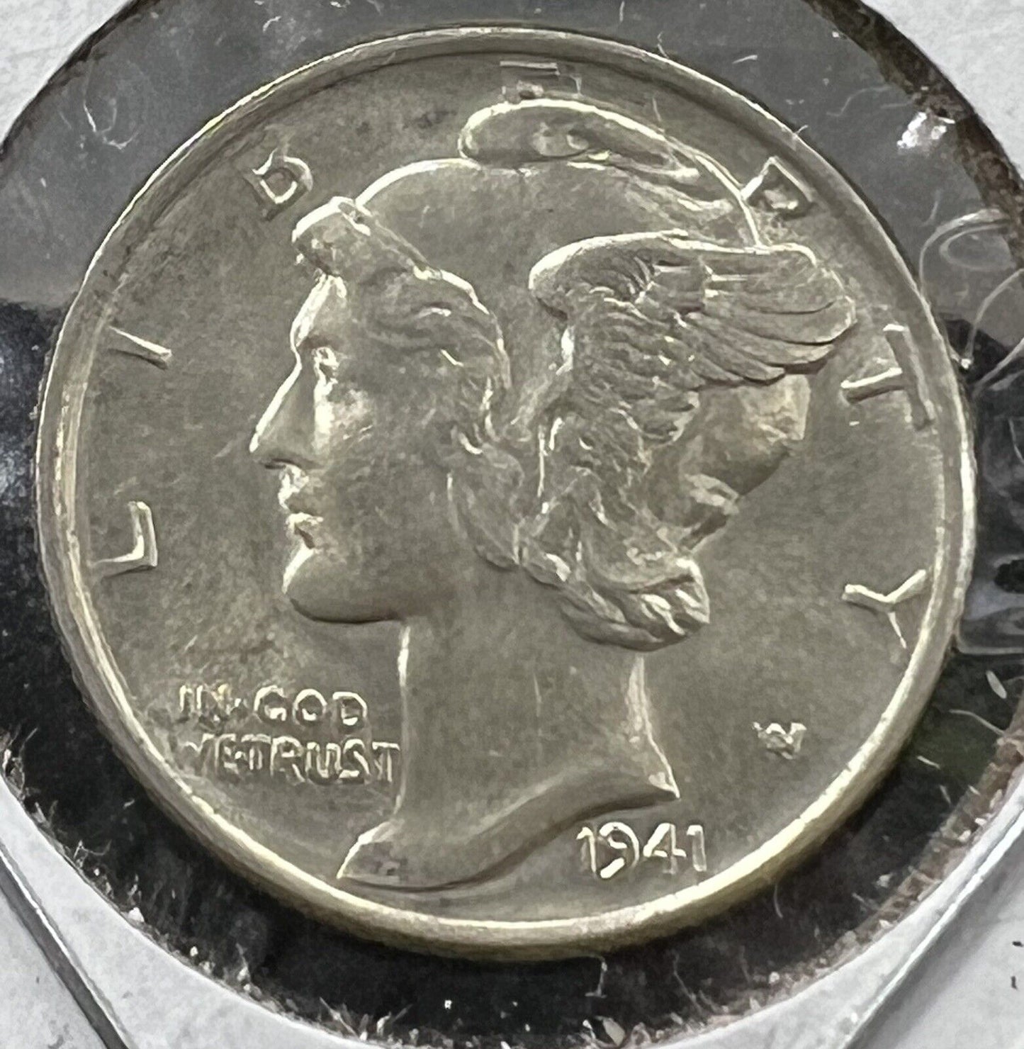 1941 P Mercury Silver Dime Coin UNC Uncirculated