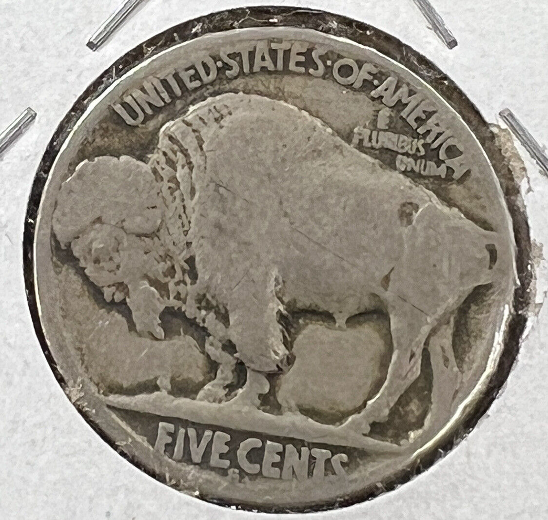 1923 S 5c Buffalo Indian Head Nickel Coin Choice AG About Good Partial Date