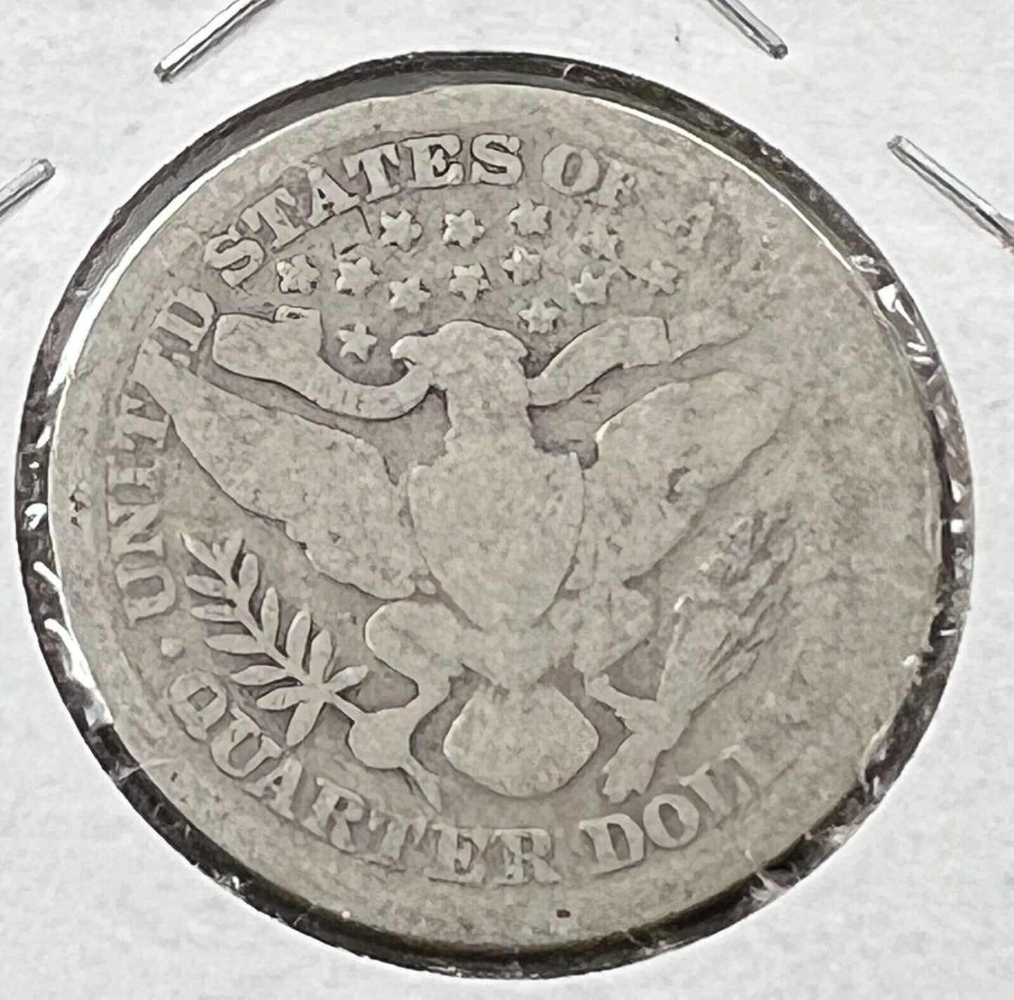 1897 P Barber Silver Quarter Coin Choice AG / Good Full Date
