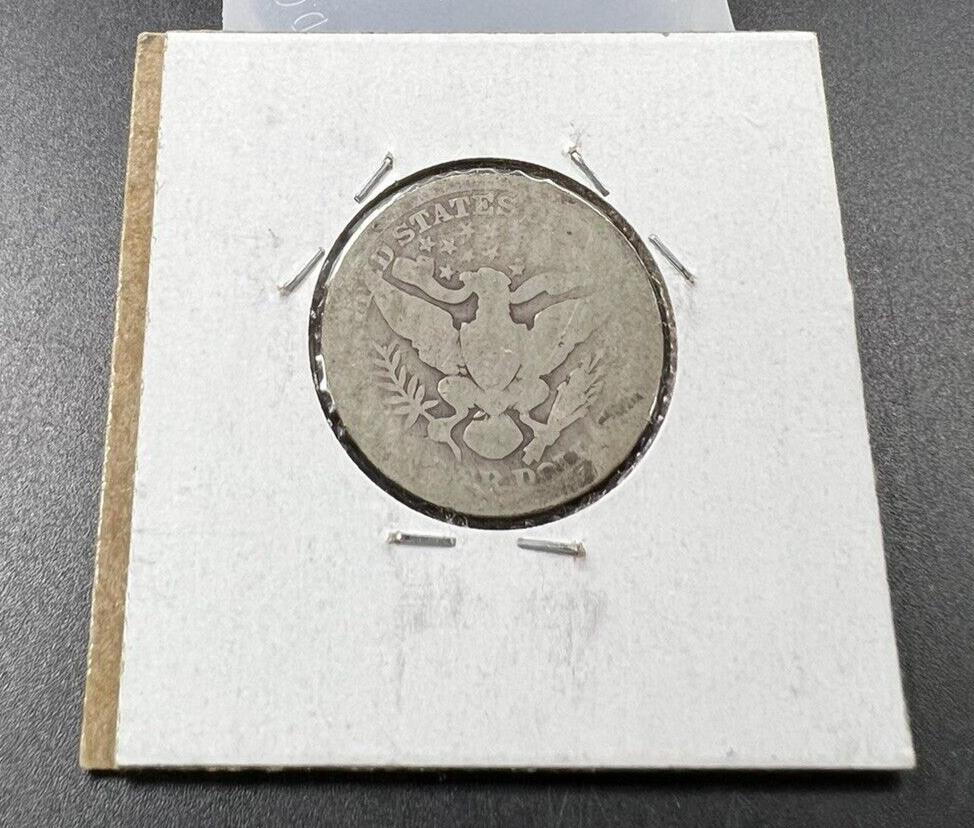 1894 P Barber Silver Eagle Quarter Coin AG About Good #A