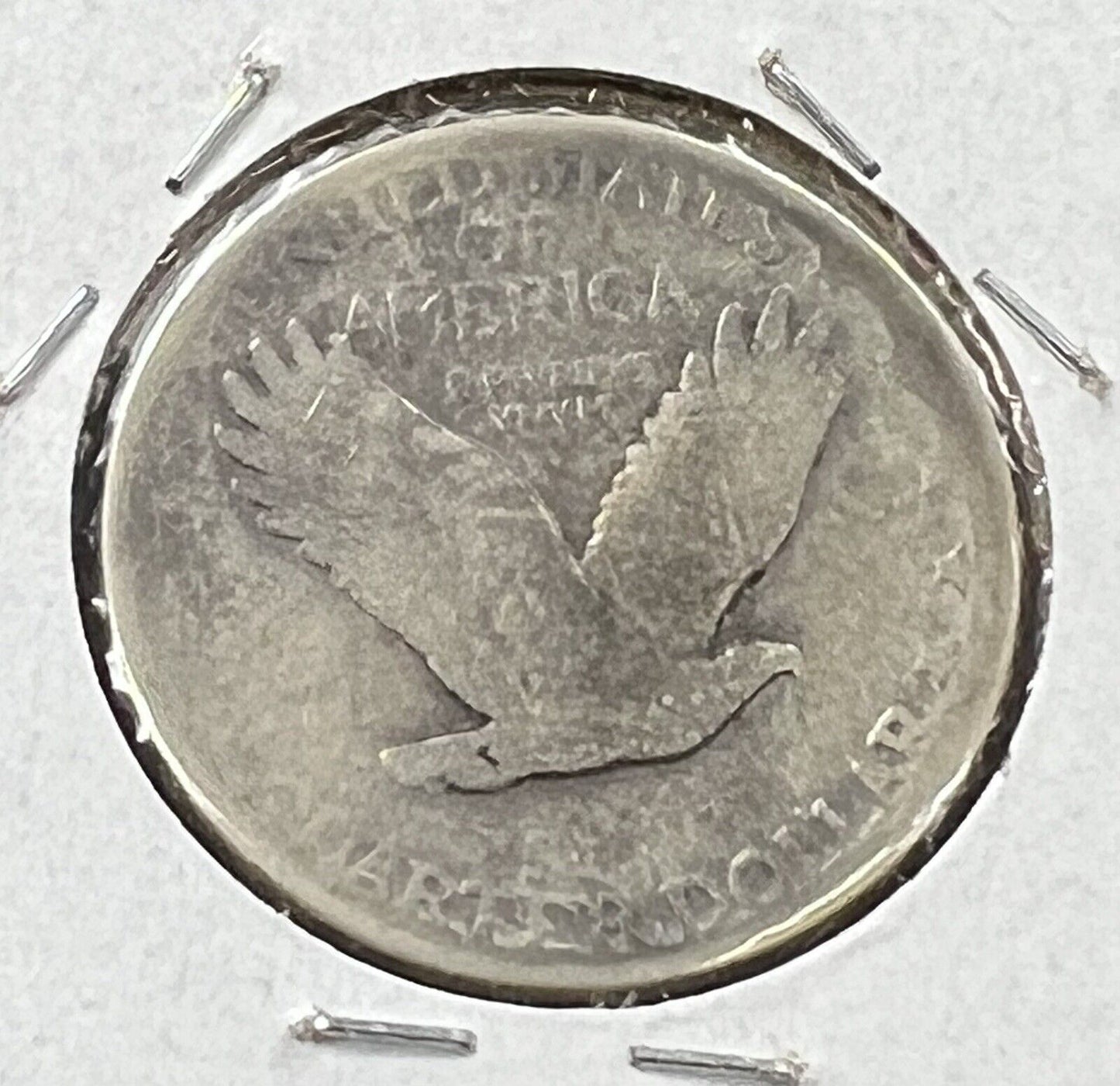 1927 D Standing Liberty Silver Quarter Coin AG Details