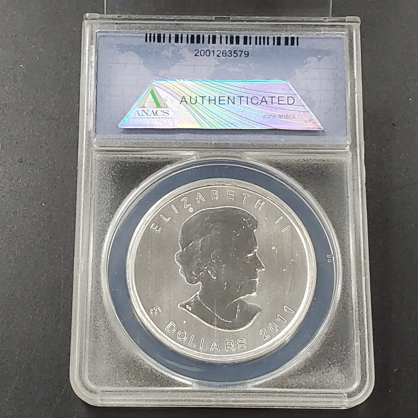 2011 $5 Canada 1 oz .9999 Silver Wolf Animal Coin MS70 Perfect Grade Certified