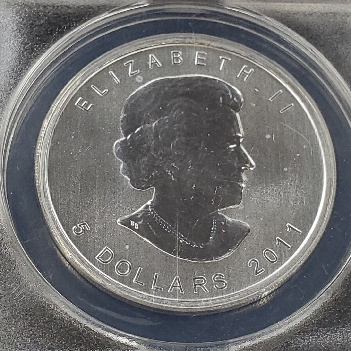2011 $5 Canada 1 oz .9999 Silver Wolf Animal Coin MS70 Perfect Grade Certified