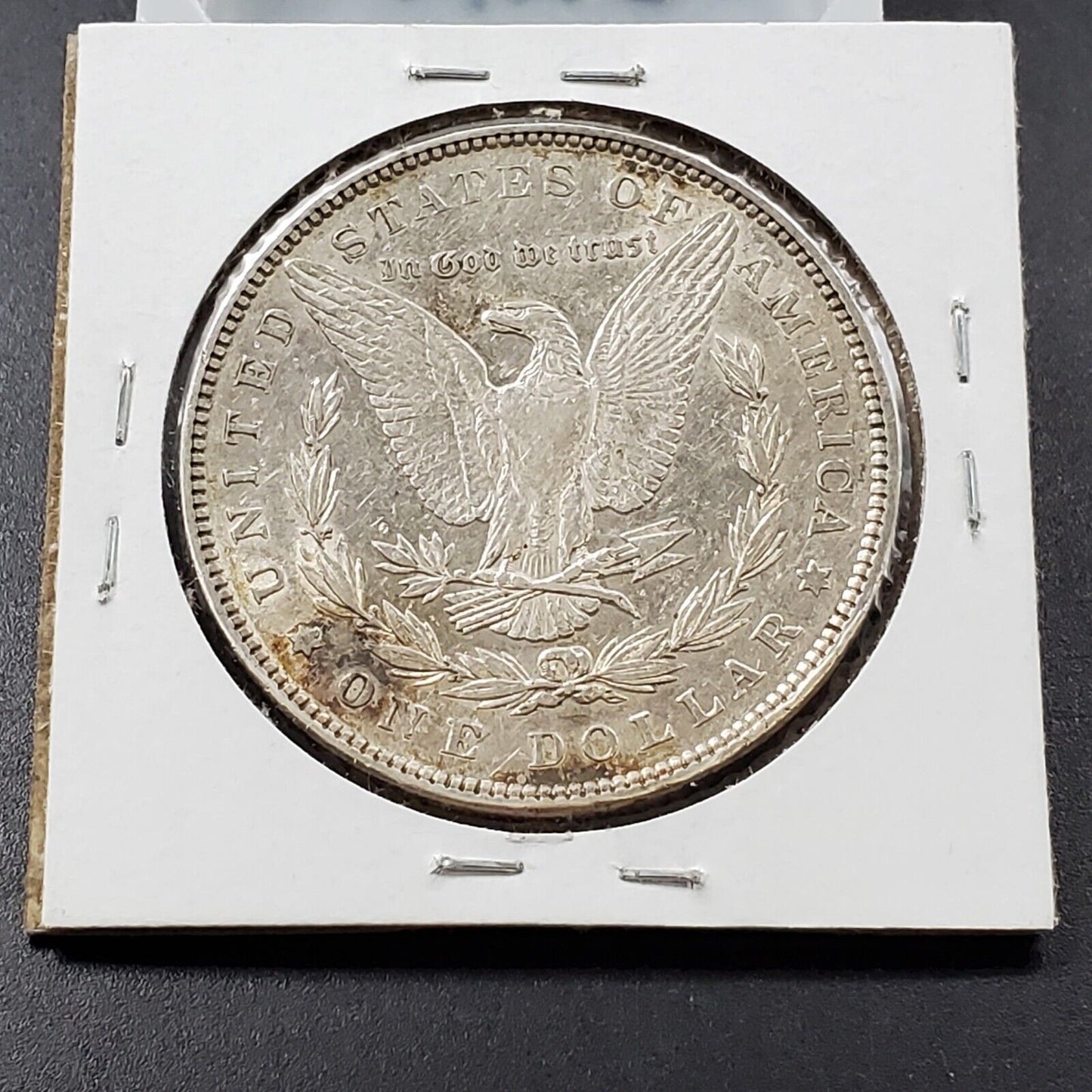 1888 P $1 Morgan Dollar Vam Die Clash Variety Wreath Transferred to Chin Obverse