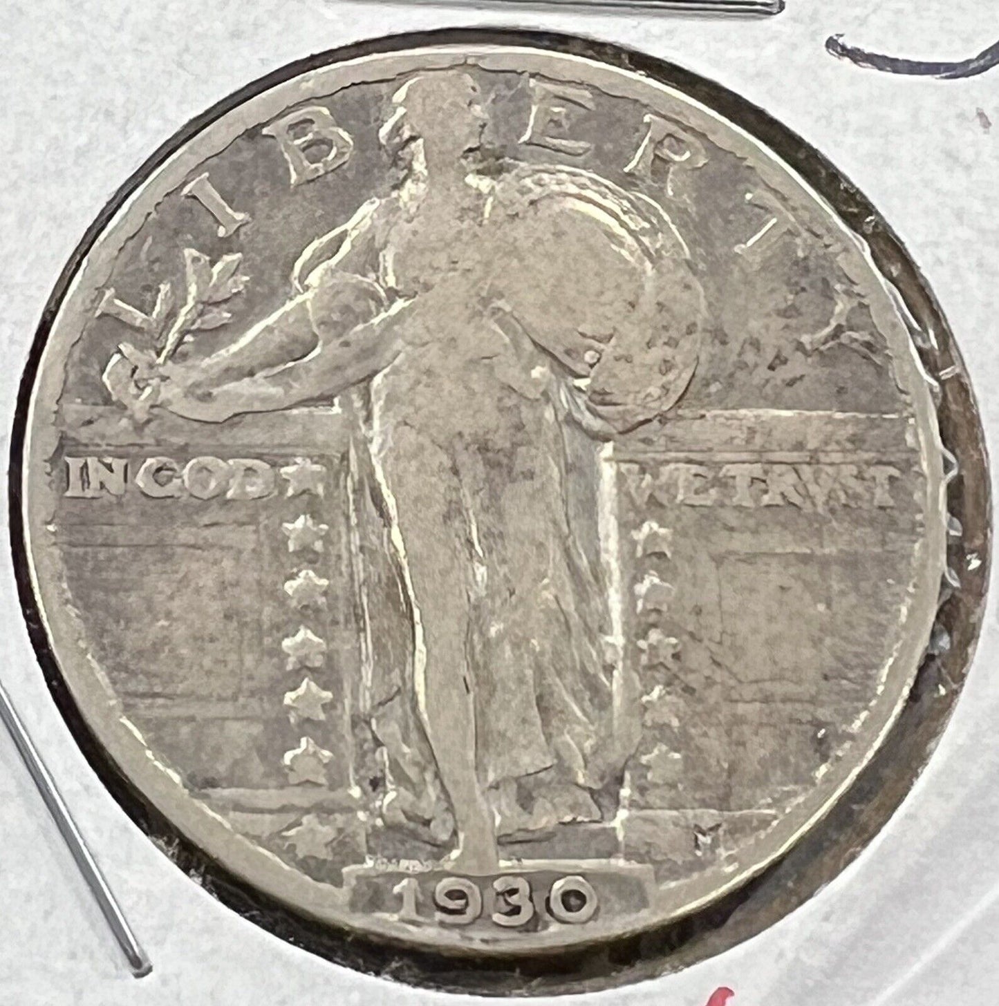 1930 Standing Liberty Silver Quarter Coin Choice VF Very Fine