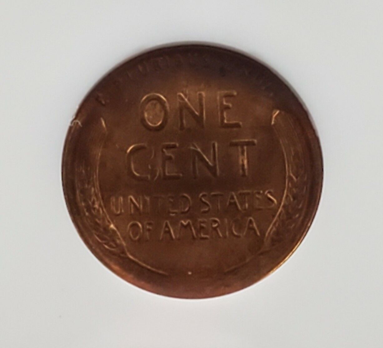 1952 P 1c Lincoln Wheat Cent Penny Coin NGC MS66 RD DIE CRACK ON OBVERSE HEAD