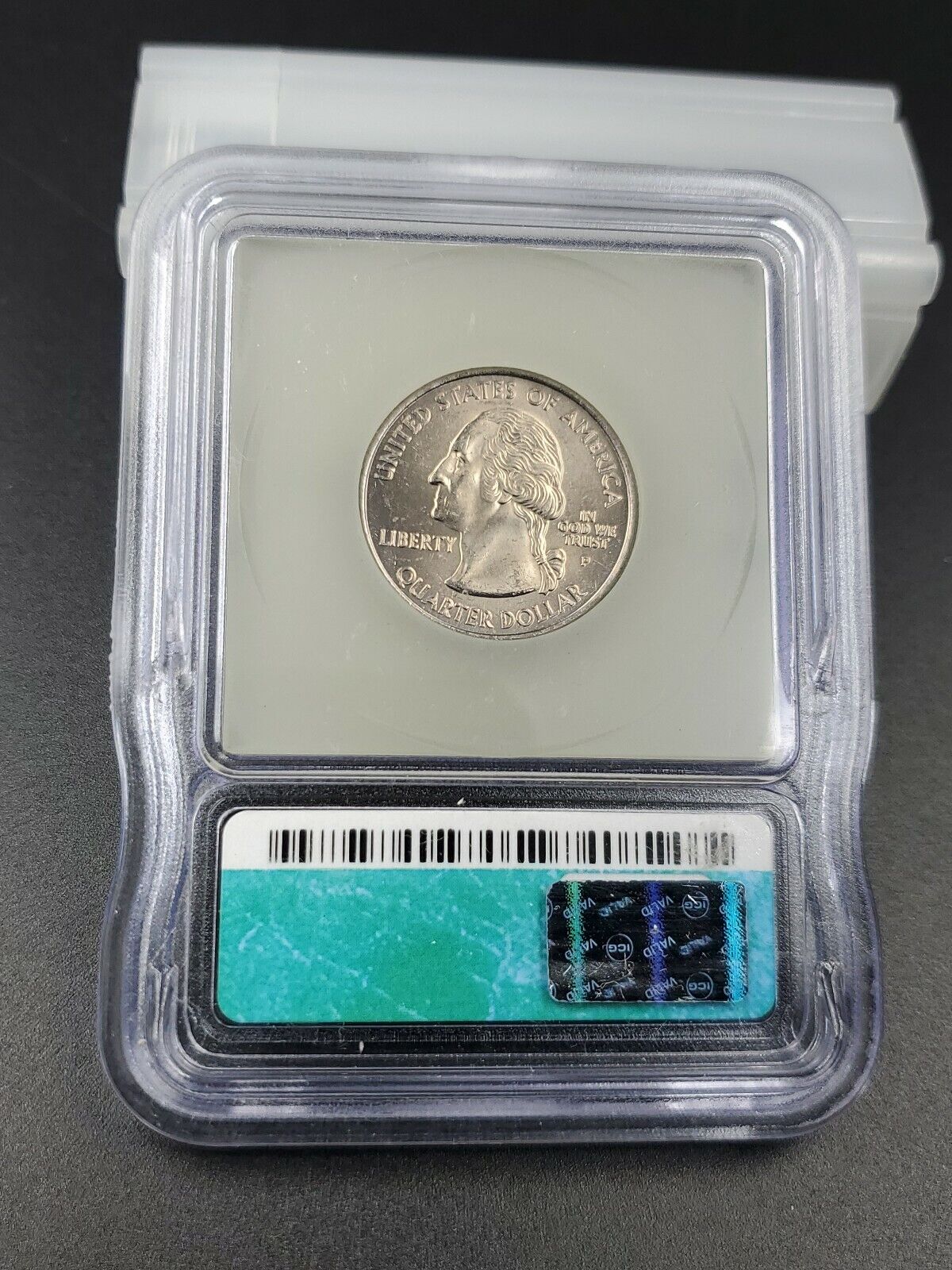 2001 P North Carolina State Quarter Coin ICG MS67 Gem BU Uncirculated