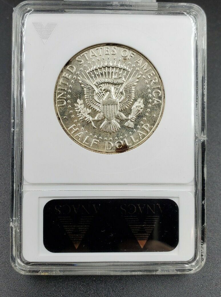 1965 SMS KENNEDY HALF DOLLAR 50c ANACS MS64 DDR-03 DMR-9 Wiles Variety
