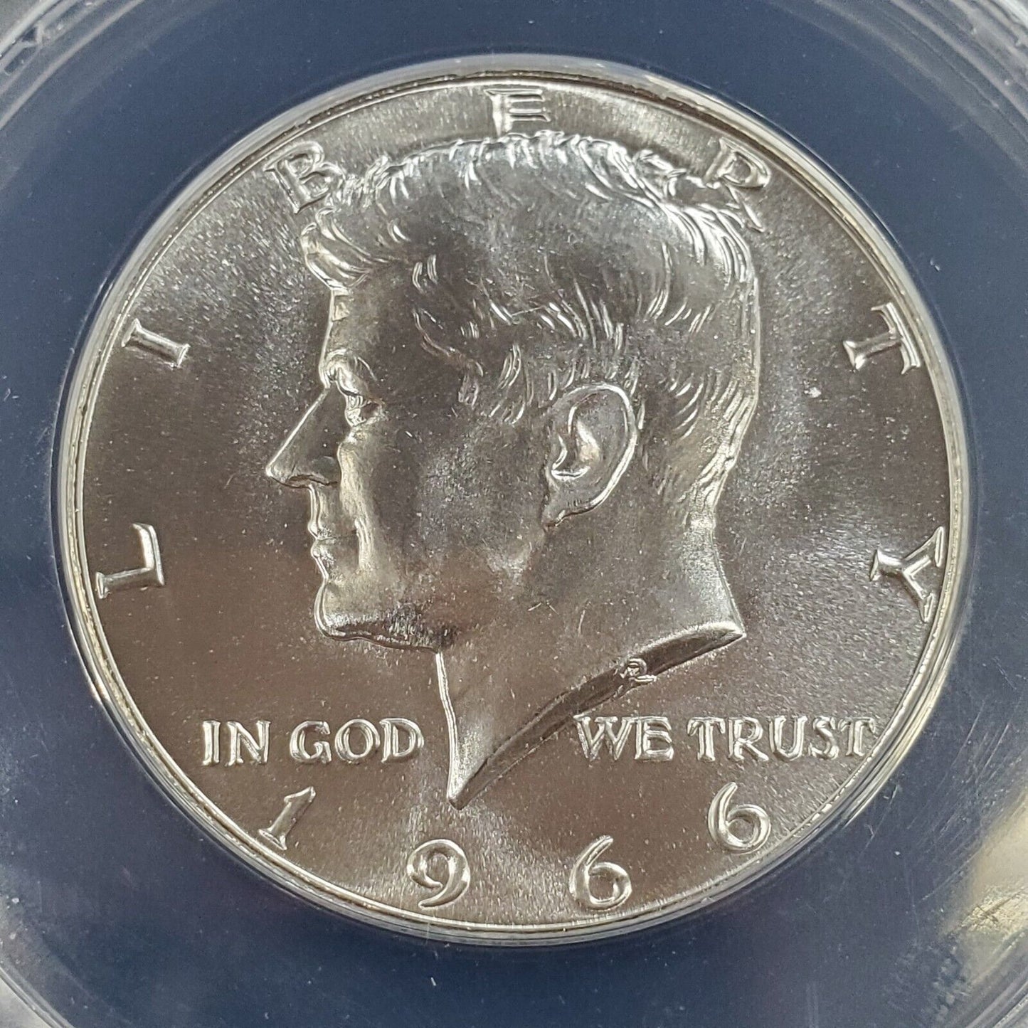 1966 P SMS Kennedy Half Dollar Coin ANACS SP68 Variety DDO-013 FS-103 TOP POP